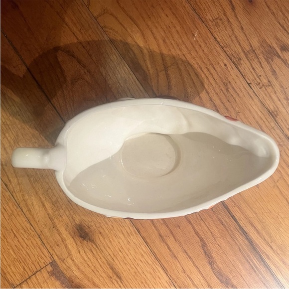 Publix The Pilgrim Pair Ceramic Gravy Boat Dish Thanksgiving Holiday Vintage - Picture 3 of 7